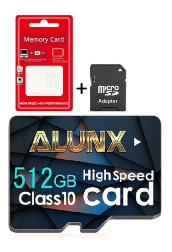 Tarjeta De Memoria Micro Sd De 512gb  Con Adaptador