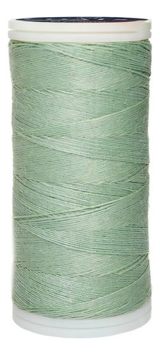 Caja 12 Pzas Hilo Coats Poliéster Liso 3 Cabos Fibra Corta Color T6980-5819 Verde Musgo