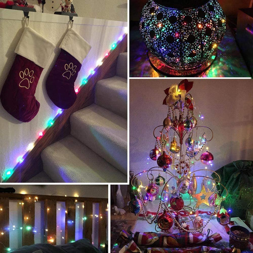 Imagen 3 de 9 de Serie Luces Interior Dormitorio 200 Led Color 20 Mtrs
