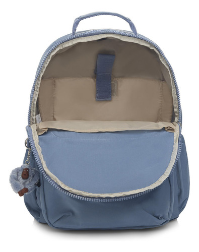Kipling Seoul Up Backpack K213053df Haze Blue X8 Verde Liso