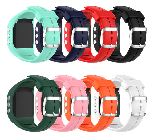 Correa De Silicona (bk) For Polar A300, Pulsera De Repuesto