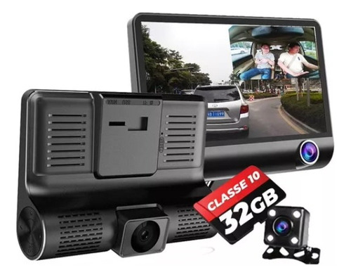 Câmera Veicular Automotivva Grava Trânsito Interno Frontal