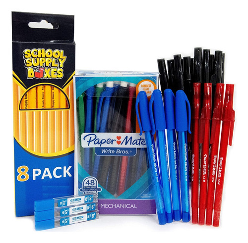 Kit Escolar Regreso Clases Secundaria Universidad 92 Pzs