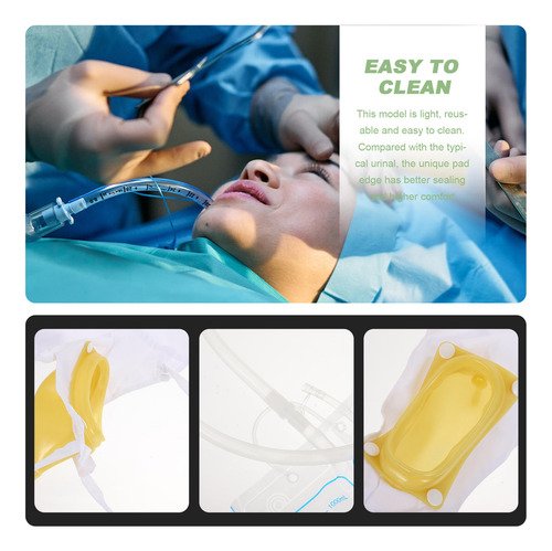 Práctico Orinal Para Pacientes, 1 Unidad, Orinal Duradero, D