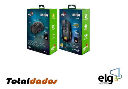 Imagem 4 de 5 de Mouse Gamer Death Run Led Rgb Chroma Hyper Response 7 Botoes