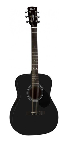 Cort Guitarra Electroacústica Serie Estándar Black Satin