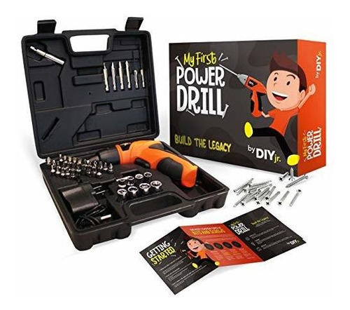 My First Power Drill Set Taladro Inalámbrico Real Para...