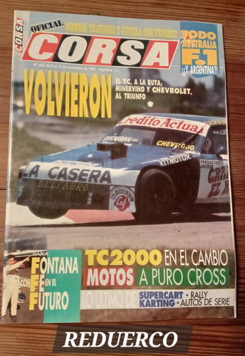 Revista Corsa 1423 Fontana Tc 2000 Motos 9/11 (Usado)