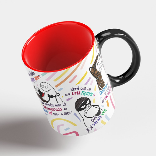 Arte Caneca Menina Tá Fincando Muito Tarde... Luisa Sonsa Me