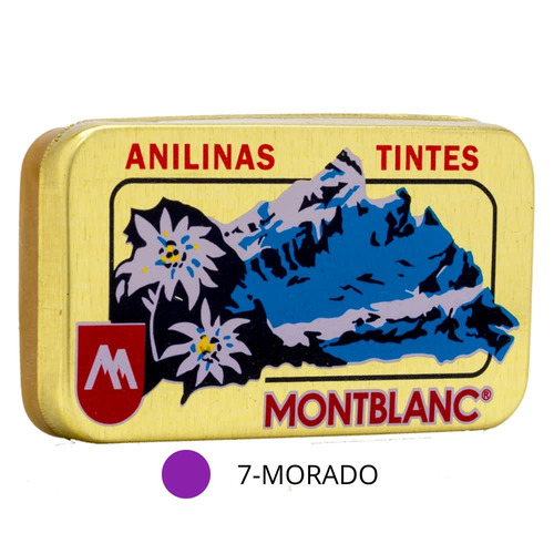 Anilina Montblanc Morada  - Caja Dorada