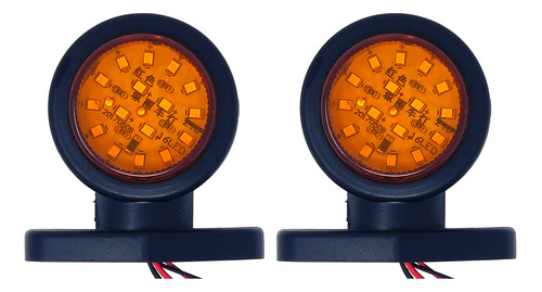 All Star Truck Parts 2 Unidad Ambar Rojo 32 Led Doble Cara