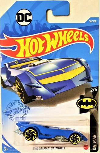 Mattel Hot Wheels 2021 Batman 2/5 Blue The Batman Batmobile 