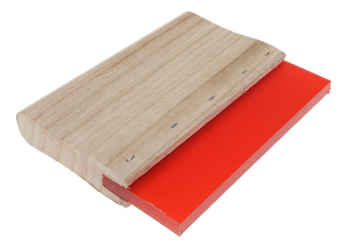 Tablero Para Raspar De Tinta Con Mango De Madera Rojo 15cm