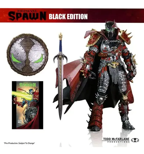 キックスターター メディーバル スポーン ブラック spawn Medieval Spawn Kickstarter Black Original Lacrado Exclusivo