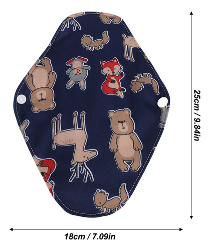 Almohadilla Menstrual De Tela Lavable, 5 Unidades, Toallas S