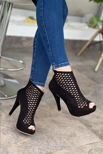 Tacones Negros Altos MercadoLibre 📦