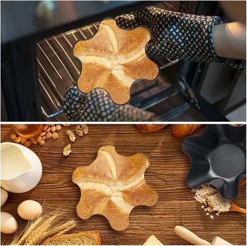 Aqeenura Tortilla Pan Set - Tazón Antiestante De Taco Grande