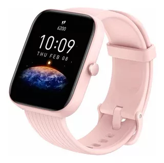 Relógio inteligente Xiaomi Amazfit Bip 3, cor rosa, rosa pálido, cor da malha, rosa pálido, cor do bisel, rosa claro