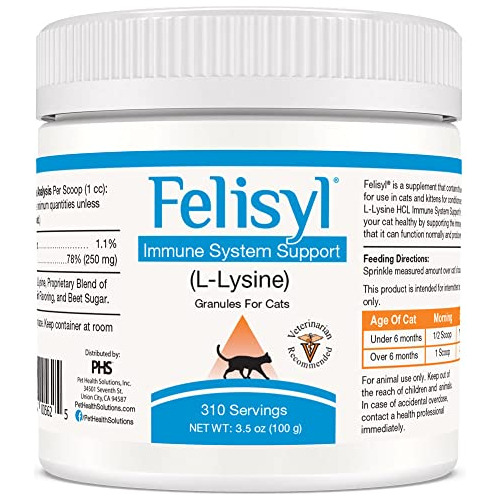 Felisil Sistema Inmunológico (l-lysine) Gránulos Para 5zlgb