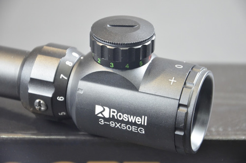 Imagen 3 de 10 de Mira Telescópica Rifle Chumbera 3-9x50 Retícula Iluminada