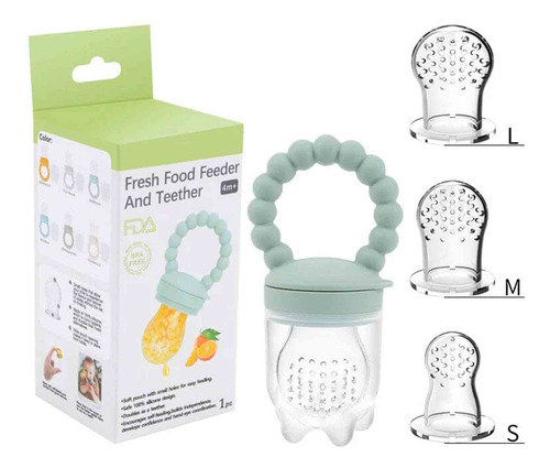 Bolsa De Mascar Y Baby Food Grade Bites Para Comer Fruta Bab