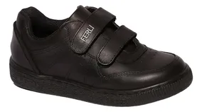 Zapatillas Escolar En Cuero Colegial Ferli Abrojo Volpe 44