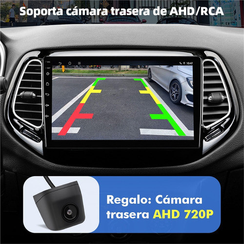 Estéreo 4+64g Carplay For Jeep Compass 2018-2021 4k Wifi6