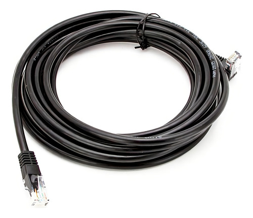 Cabo De Rede Cat6 Plug 90 Graus Para Cima - 50 Cm