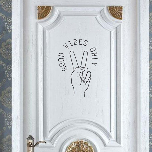 Adhesivo De Pared Con Texto En Inglés «i Good Vibes» Para De