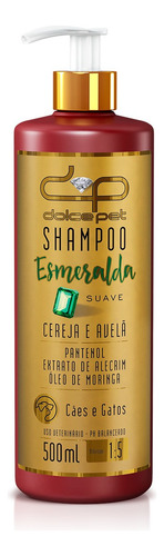 Shampoo Suave Cereja E Avelã Dolce Pet Cães E Gatos - 500 Ml