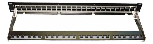 Patch Panel 24 Portas Descarregado Blindado Conect Pro
