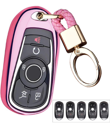 Royalfox  Luxury 2 3 4 5 Botones Tpu Smart Keyless Entry Rem