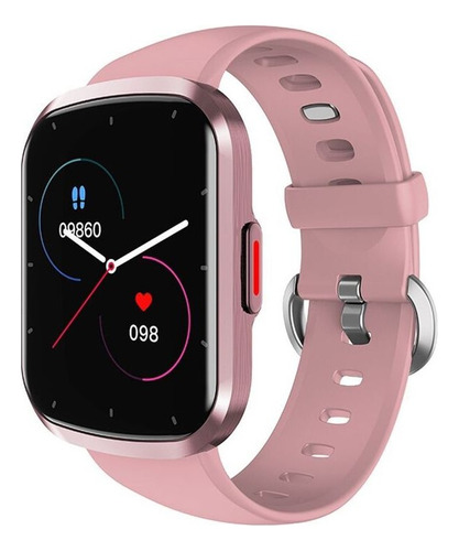 Smartwatch Genérica Reloj Inteligente Hw13 Rosa 1.5  Caja 1.5mm De  Metal, Malla De  Silicona Smartwatch