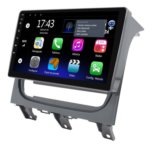 Multimidia Fiat Strada 13/19 Android 14 2gb Carplay Voz 9p