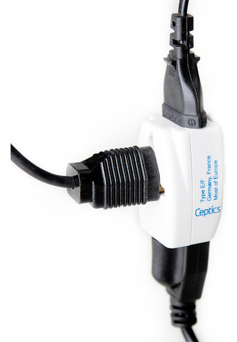 Adaptador De Viaje Ceptics Switzerland 3 En 1 Tipo J Con Con