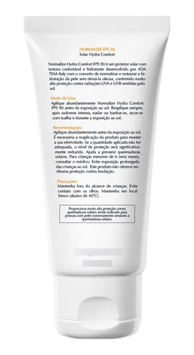 Protetor Solar Proteção Manchas Normalize Hydra 90 Ada Tina