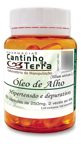 Capsula Óleo De Alho 250mg - 60caps