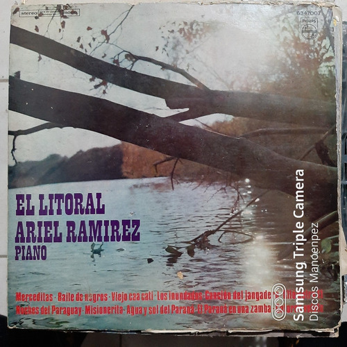 Vinilo Ariel Ramirez Piano El Litoral F4