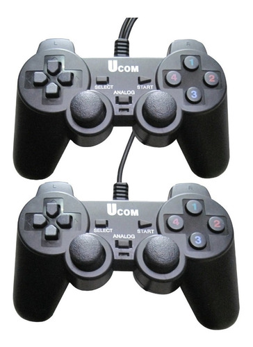 Combo 2 En 1 Controles Doble Control Joystick Usb Profesiona