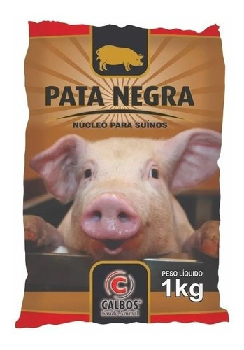 Kit 10 Unid. Nucleo Premix Pata Negra Para Suinos 1kg Calbos