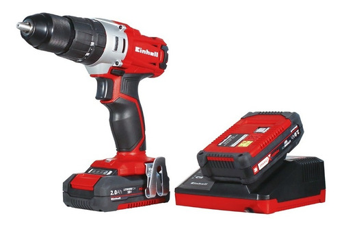Imagem 3 de 10 de Parafusadeira Impacto 18v Einhell Te-cd18/2 Li-i 2b C/2 Bat