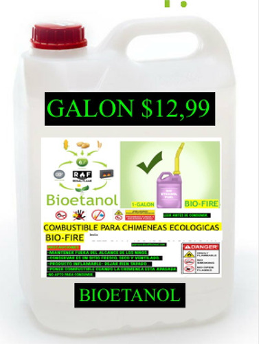 Bioetanol Chimeneas Ecologicas Tienda Fisica. $ 11,90