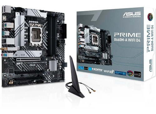 Motherboard Asus Prime B660m-awifi D4 1700 12gen Intel Ddr4!