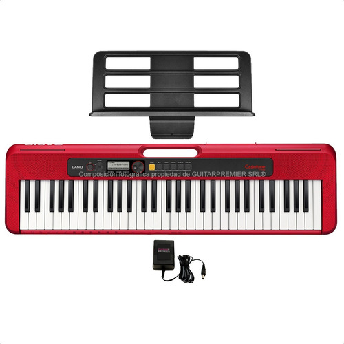 Organo Teclado Casio Ct-s200 Teclas Piano Usb Fuente Rojo