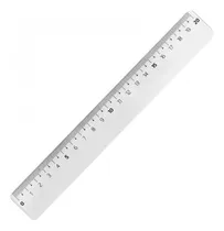 Comprar Regla Marca Glee Plana Cristal 20cm Escolar 