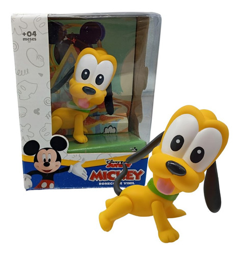 Boneco Pluto Mickey E Amigos Disney Jr Vinil - 12cm - Lider
