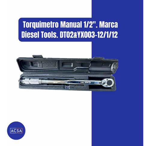 Torquimetro Manual Marca Diesel Tools