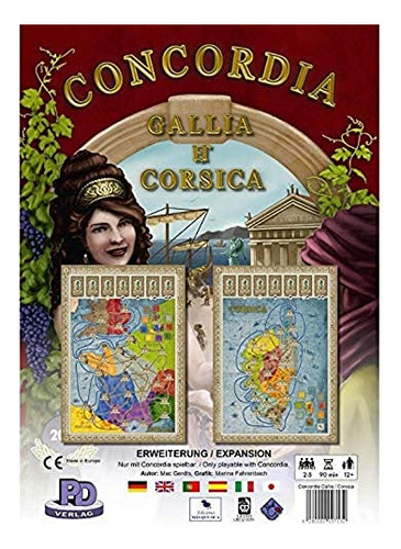 Juego De Mesa Concordia: Gallia & Corsica