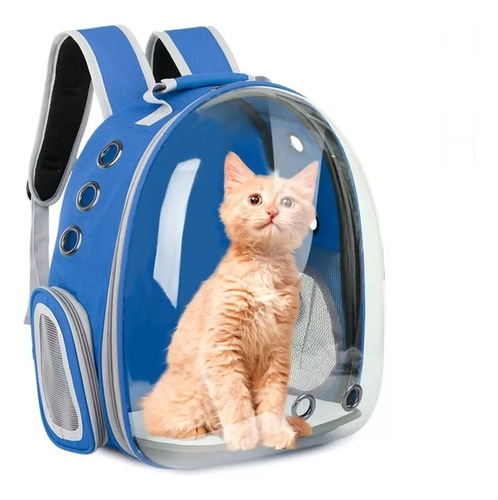 Mochila Bolso Mascota Perro Gato Transparente Transportadora