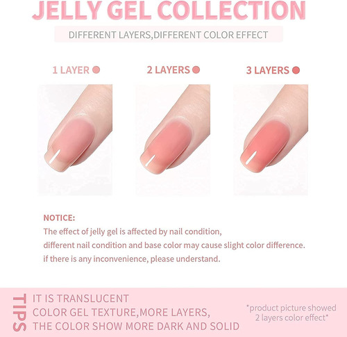 Vishine Semipermanente Gel Esmalte Claro Lechoso Blanco R